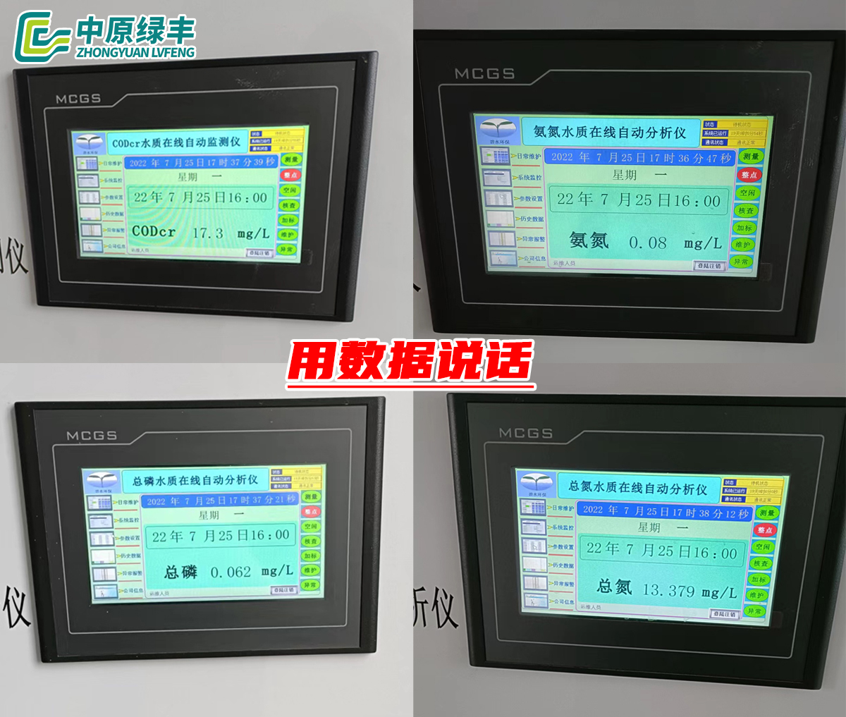 金邦畜牧屠宰污水處理在線監測數據